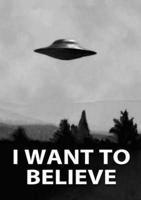 The XFiles poster Black and White poster for sale cheap United States USA
