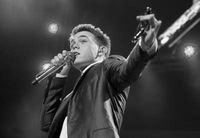 Jesse Mccartney black and white poster