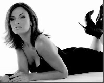 Jolene Blalock Poster Black and White Mini Poster 11"x17"