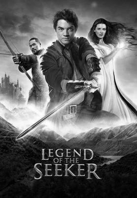 Legend Of The Seeker Poster Black and White Poster 27"x40" The Poster Depot