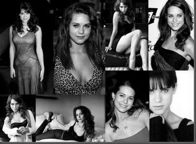 Lyndsy Fonseca Poster Black and White Poster 24x36 The Poster Depot