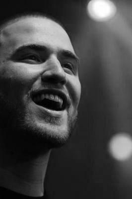 Mike Posner black and white poster