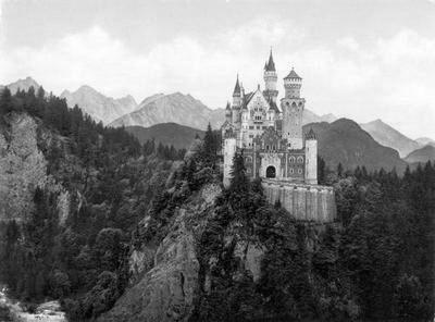 Neuschwanstein Castle poster tin Metal Print Wall Art