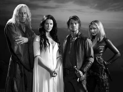 Legend Of The Seeker Poster Black and White Poster 27"x40" The Poster Depot
