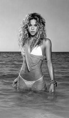 Shakira poster Black and White poster for sale cheap United States USA