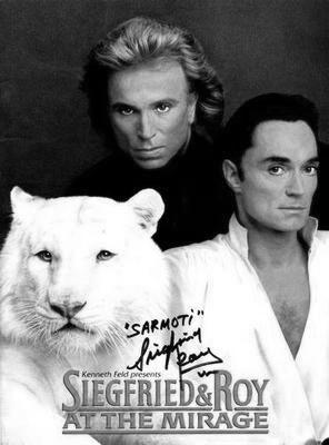 Siegfried And Roy Poster Black and White Poster 16x24 | The Poster Depot The Poster Depot