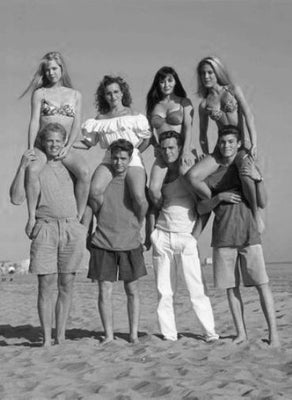 Beverly Hills 90210 Poster Black and White Poster 24x36 The Poster Depot