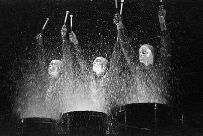 Blue Man Group Poster Black and White Poster On Sale United States