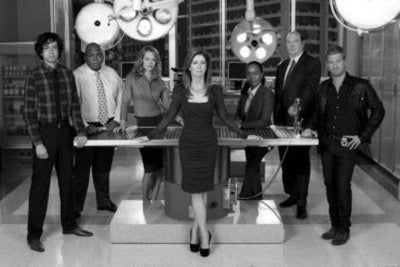 Body Of Proof black and white poster