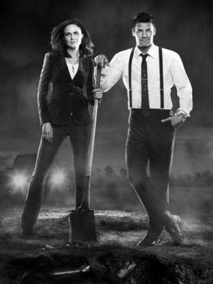 Bones Poster Black and White Poster 16x24 The Poster Depot