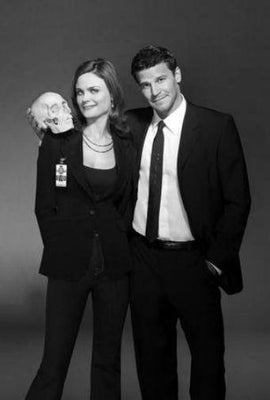 Bones Black and White Metal Poster Choose Style The Poster Depot