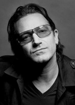 Bono poster Black and White poster for sale cheap United States USA