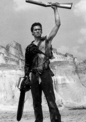 Bruce Campbell Poster Black and White Poster 27"x40" The Poster Depot