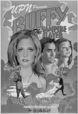 Buffy The Musical Poster Black and White Mini Poster 11"x17" The Poster Depot