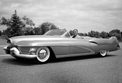 Buick Motorama Le Sabre Poster Black and White Mini Poster 11"x17"