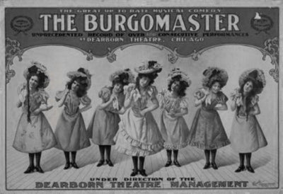 Burgomaster Poster Black and White Mini Poster 11"x17"