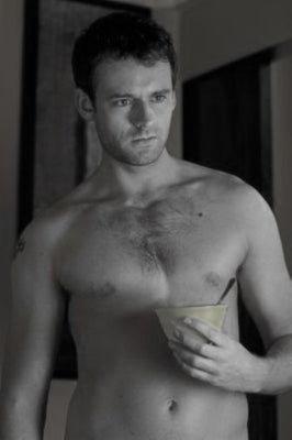 Callum Blue Poster Black and White Mini Poster 11"x17"