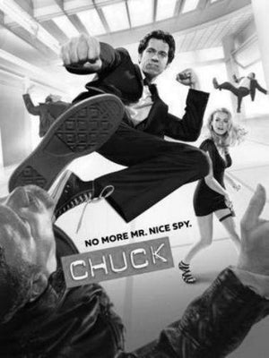 Chuck Poster Black and White Poster 16x24 The Poster Depot
