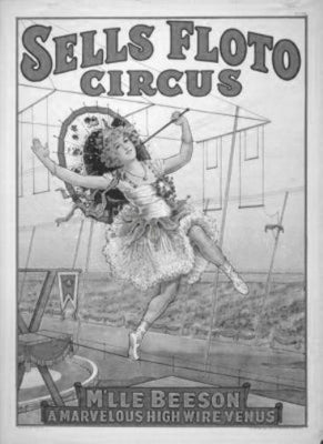 Circus Poster Black and White Poster 16x24 The Poster Depot