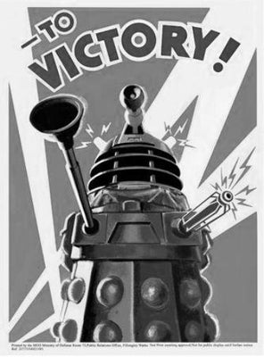 DR. WHO poster tin Metal Print Wall Art