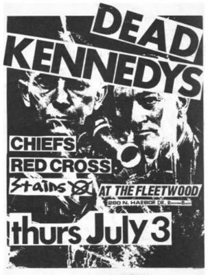 Dead Kennedys poster Black and White poster for sale cheap United States USA