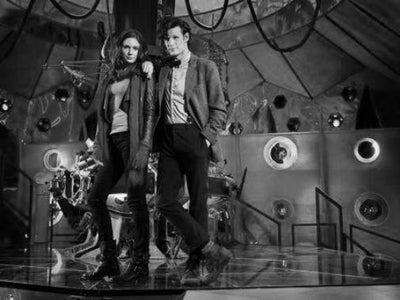 DR. WHO Poster Black and White Poster 16x24 The Poster Depot