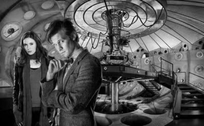 DR. WHO Poster Black and White Mini Poster 11"x17"