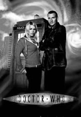 DR. WHO Poster Black and White Mini Poster 11"x17"