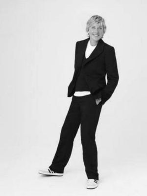 Ellen Degeneres Poster Black and White Mini Poster 11"x17"