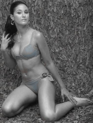 Emmanuelle Chriqui Poster Black and White Mini Poster 11"x17"