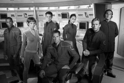 Star Trek black and white poster