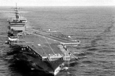 Enterprise Cvn65 Poster Black and White Poster 16x24 The Poster Depot