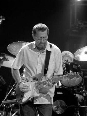 Eric Clapton Poster Black and White Poster On Sale United States