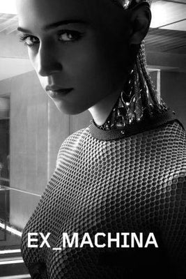 Ex Machina Black and White Metal Poster Choose Style The Poster Depot