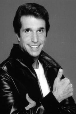 Fonzie poster Black and White poster for sale cheap United States USA