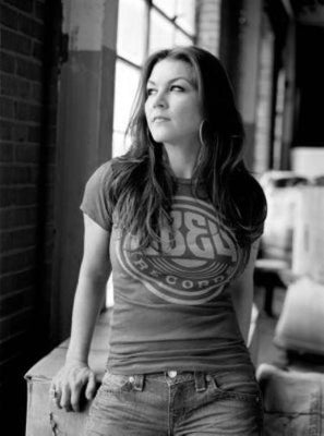Gretchen Wilson Metal Poster Print 8in x 12in 12"x16" Black and White The Poster Depot