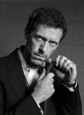 Hugh Laurie poster Black and White poster for sale cheap United States USA