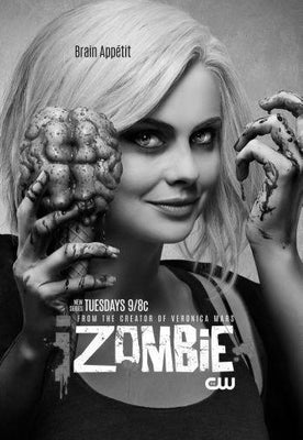 Izombie Black and White Metal Poster Choose Style The Poster Depot