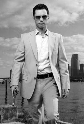 Jeffrey Donovan black and white poster