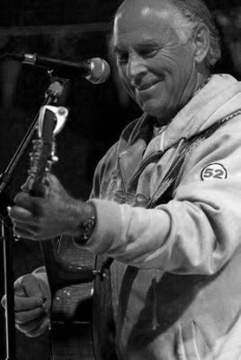 Jimmy Buffett black and white poster