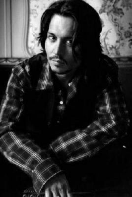 Johnny Depp Poster Black and White Poster On Sale United States