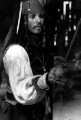 Johnny Depp Poster Black and White Poster 24x36 The Poster Depot