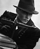 Johnny Depp Metal Poster Print 8in x 12in 12"x16" Black and White The Poster Depot