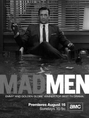 Don Draper Jon Hamm poster tin Metal Print Wall Art