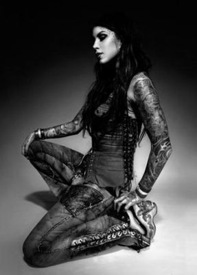 Kat Von D poster Black and White poster for sale cheap United States USA