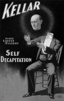 Kellar Magic Poster Black and White Mini Poster 11"x17"