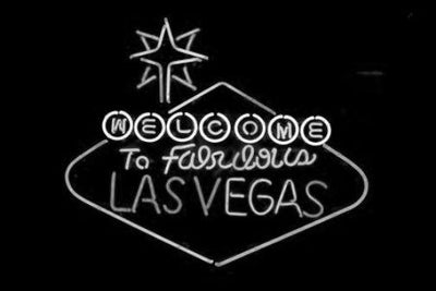 Las Vegas Poster Black and White Poster 27"x40" The Poster Depot