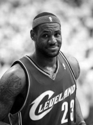 Lebron James poster Black and White poster for sale cheap United States USA