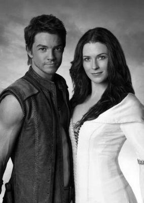 Legend Of The Seeker black and white poster