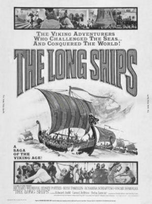 Long Ships poster tin Metal Print Wall Art